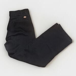 Custom Dickies 874 Pants 32x30 Black Workwear Chino Spider Web Patch Y2K Punk